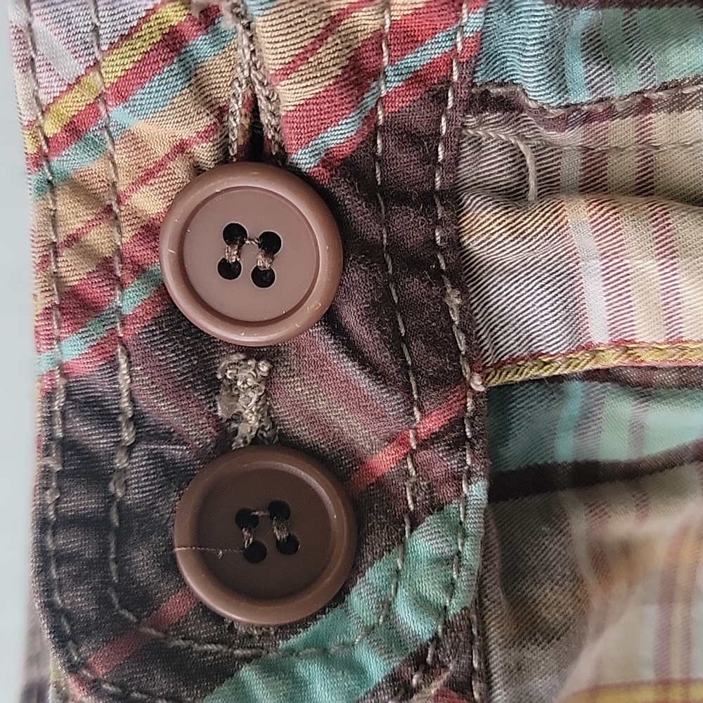 American Rag Size 13 Shorts Plaid pockets - Picture 3 of 7